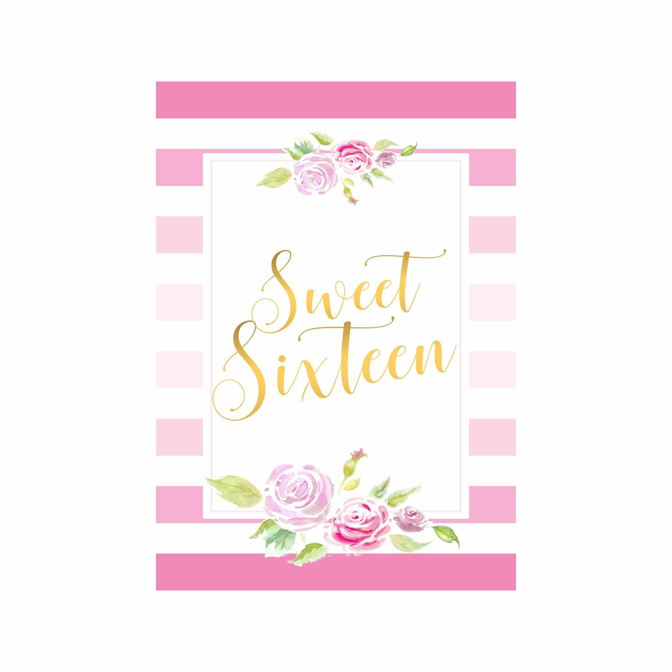 Sweet Sixteen Theme Centerpieces THEME PARTIES Pretty UR Party