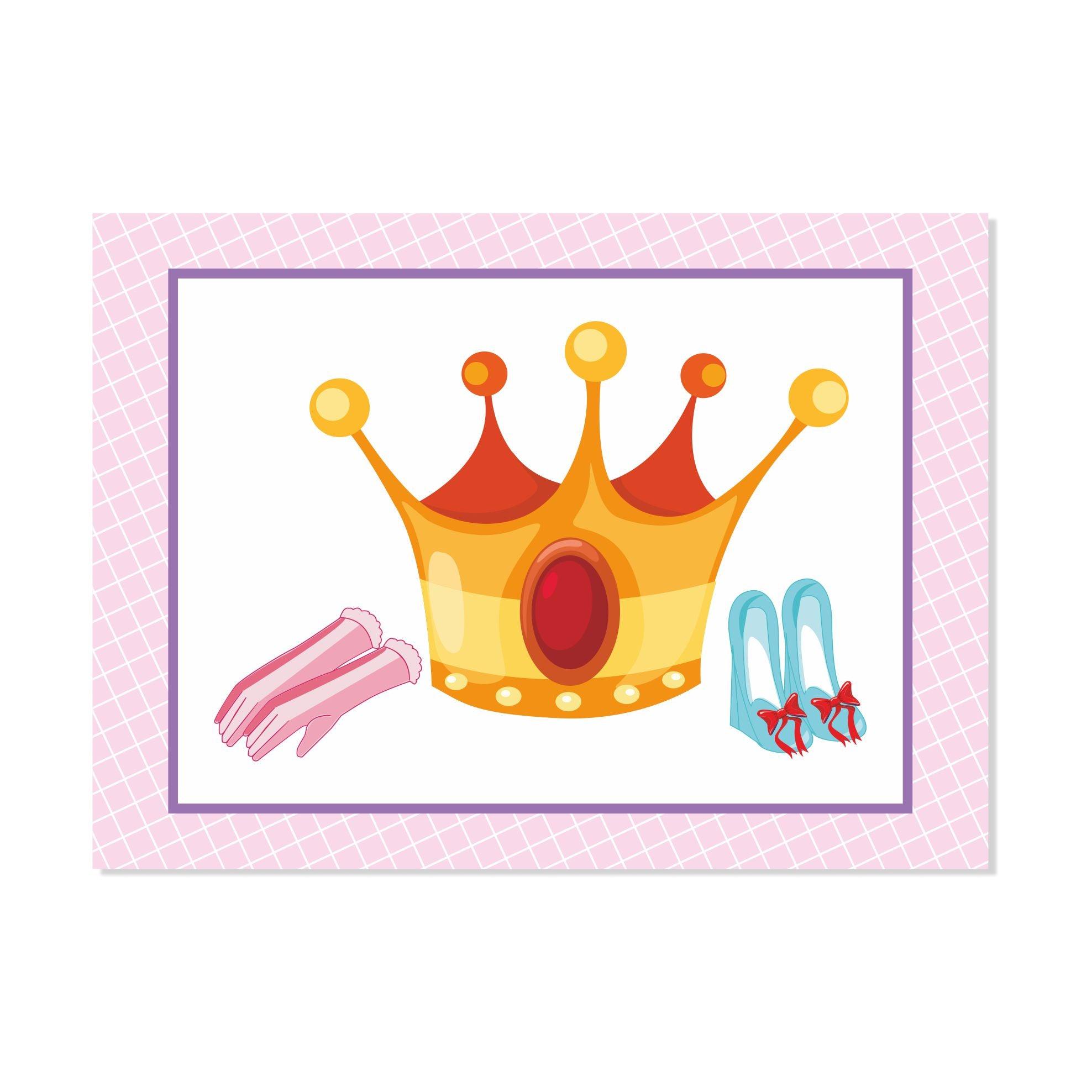Cinderella Inspired Table Mats THEME PARTIES Pretty UR Party