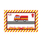 Fire Truck Table Mats THEME PARTIES Pretty UR Party
