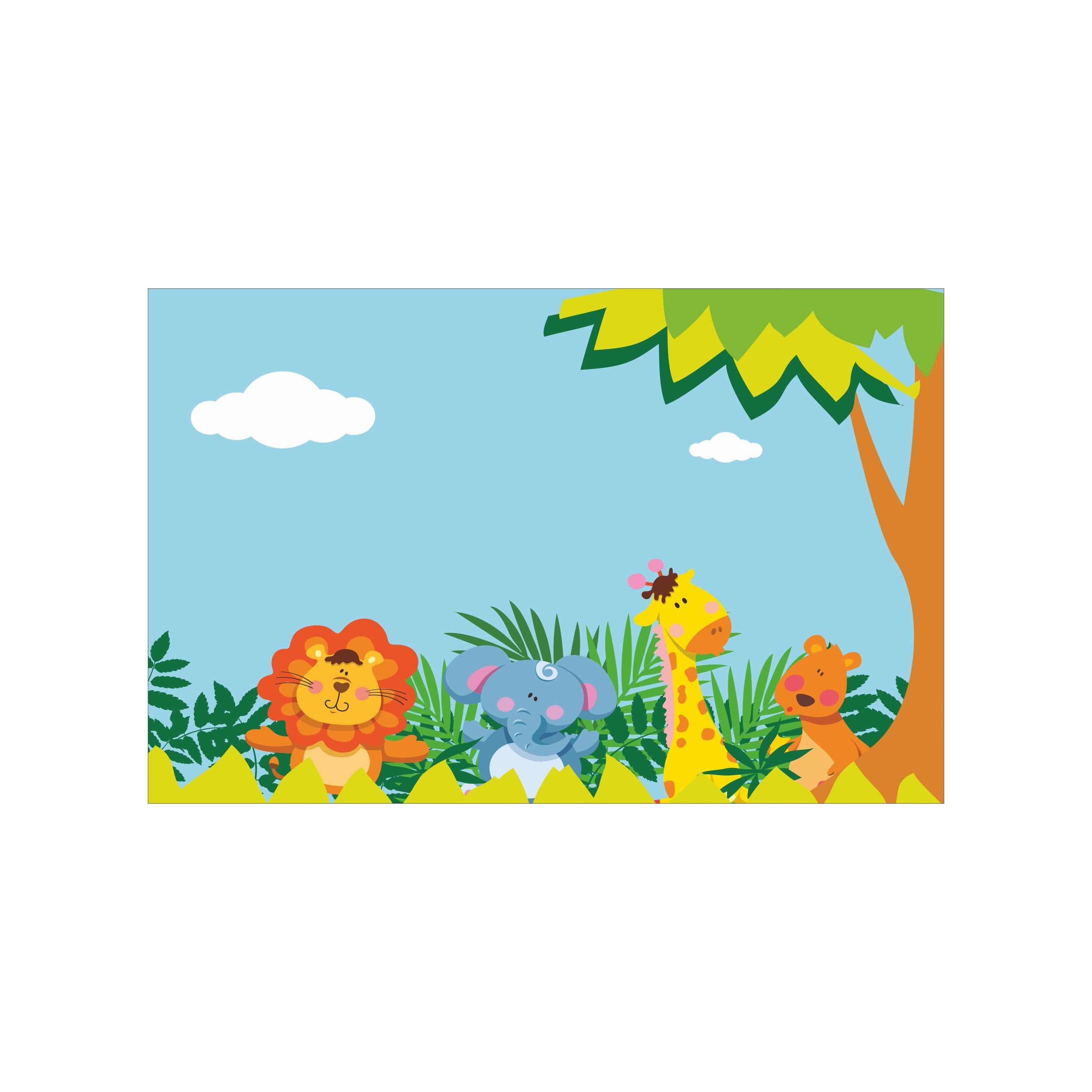 Jungle Table Mats THEME PARTIES Pretty UR Party