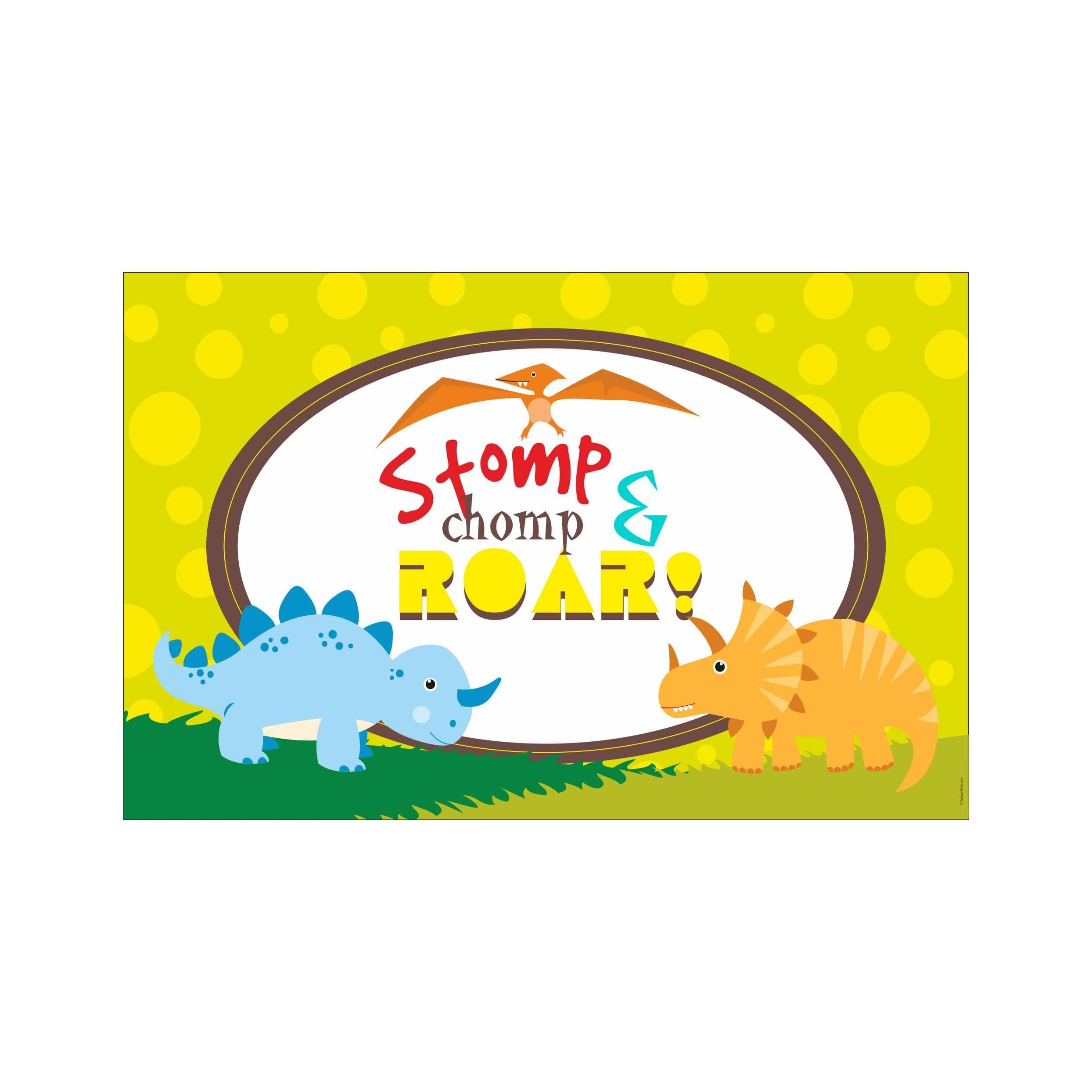 Dinosaur Table Mats THEME PARTIES Pretty UR Party