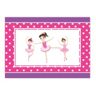 Ballerina Table Mats THEME PARTIES Pretty UR Party