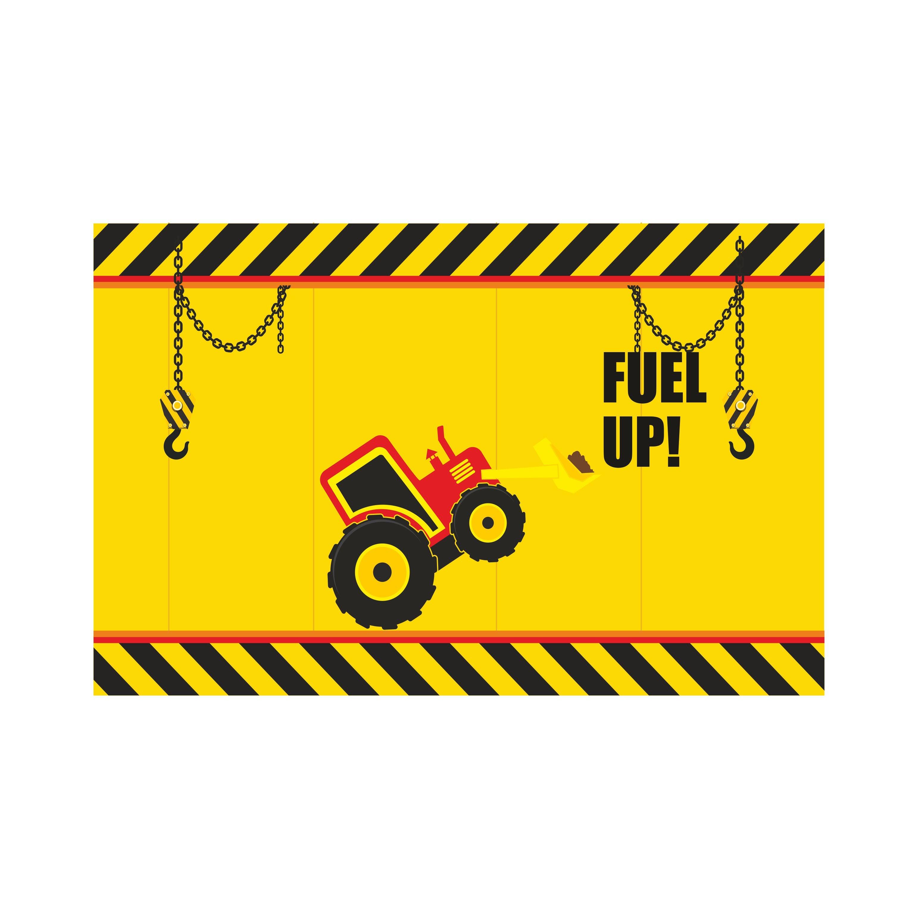 New Construction Theme Table Mats THEME PARTIES Pretty UR Party