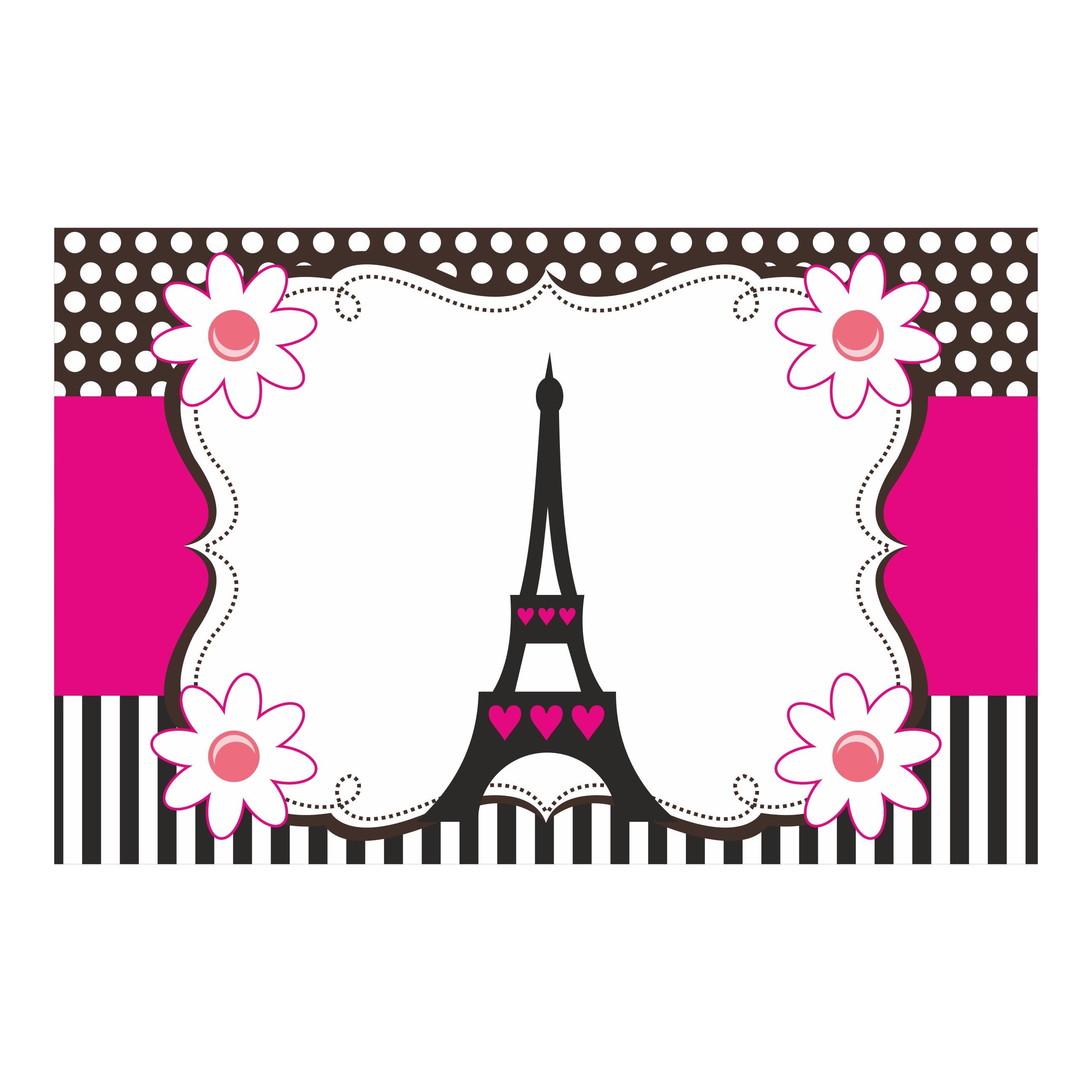 Paris  Table Mats THEME PARTIES Pretty UR Party
