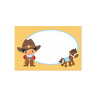 Little Wrangler Table Mats THEME PARTIES Pretty UR Party
