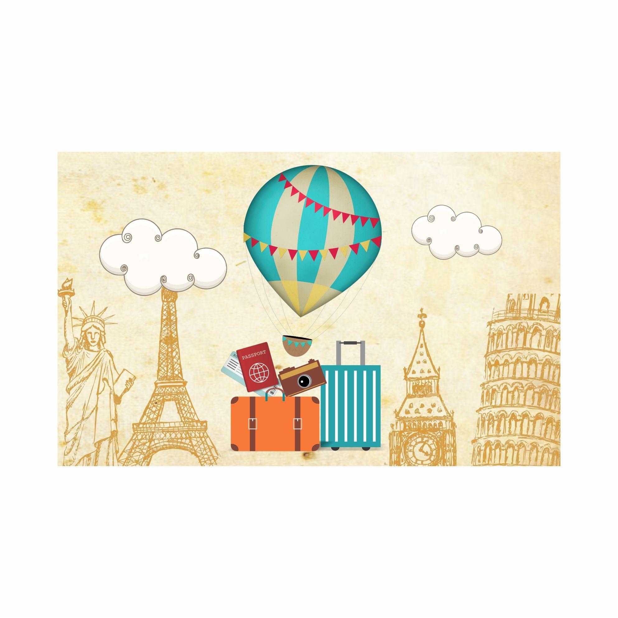 Travel Theme Table Mats THEME PARTIES Pretty UR Party