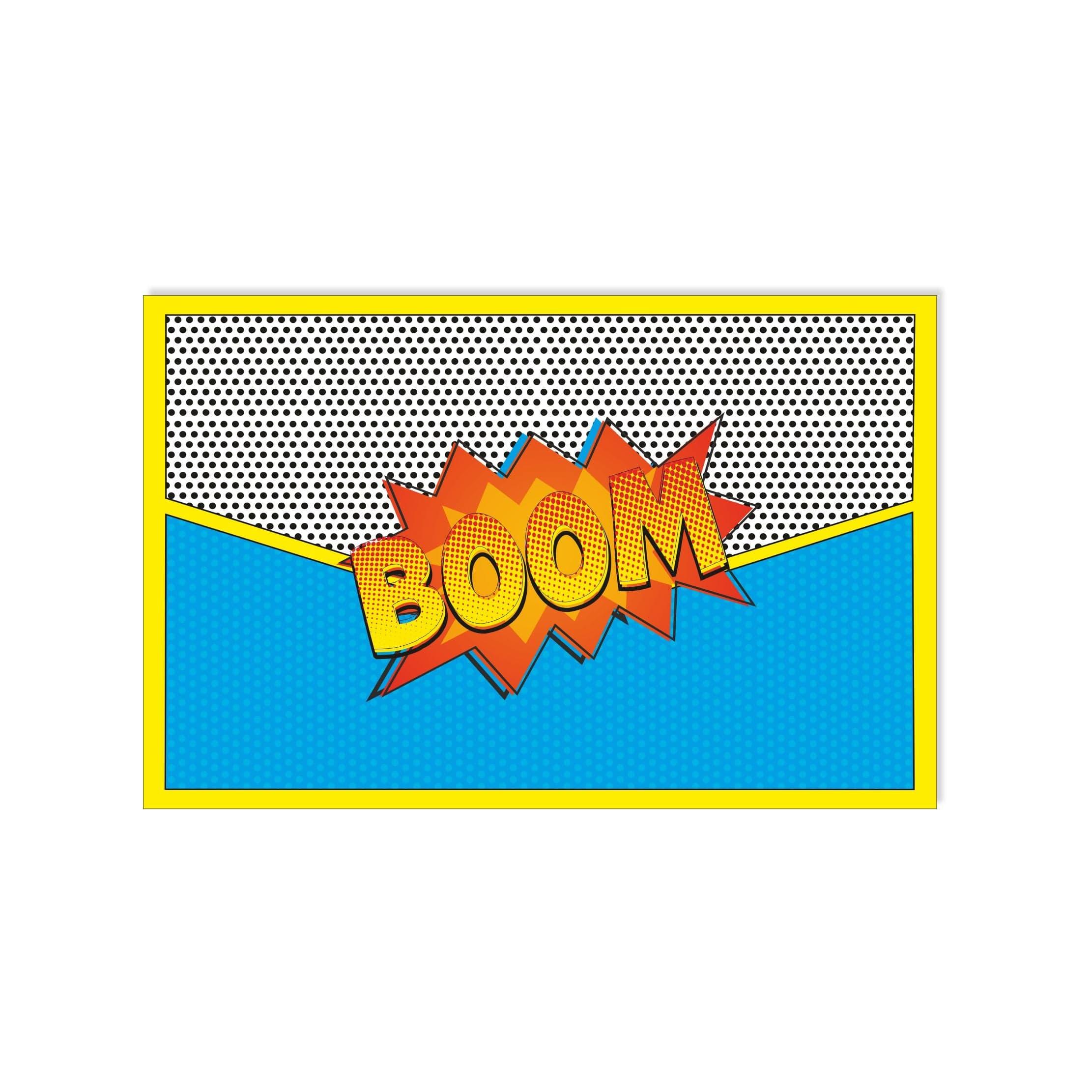 Superhero theme Table Mats THEME PARTIES Pretty UR Party