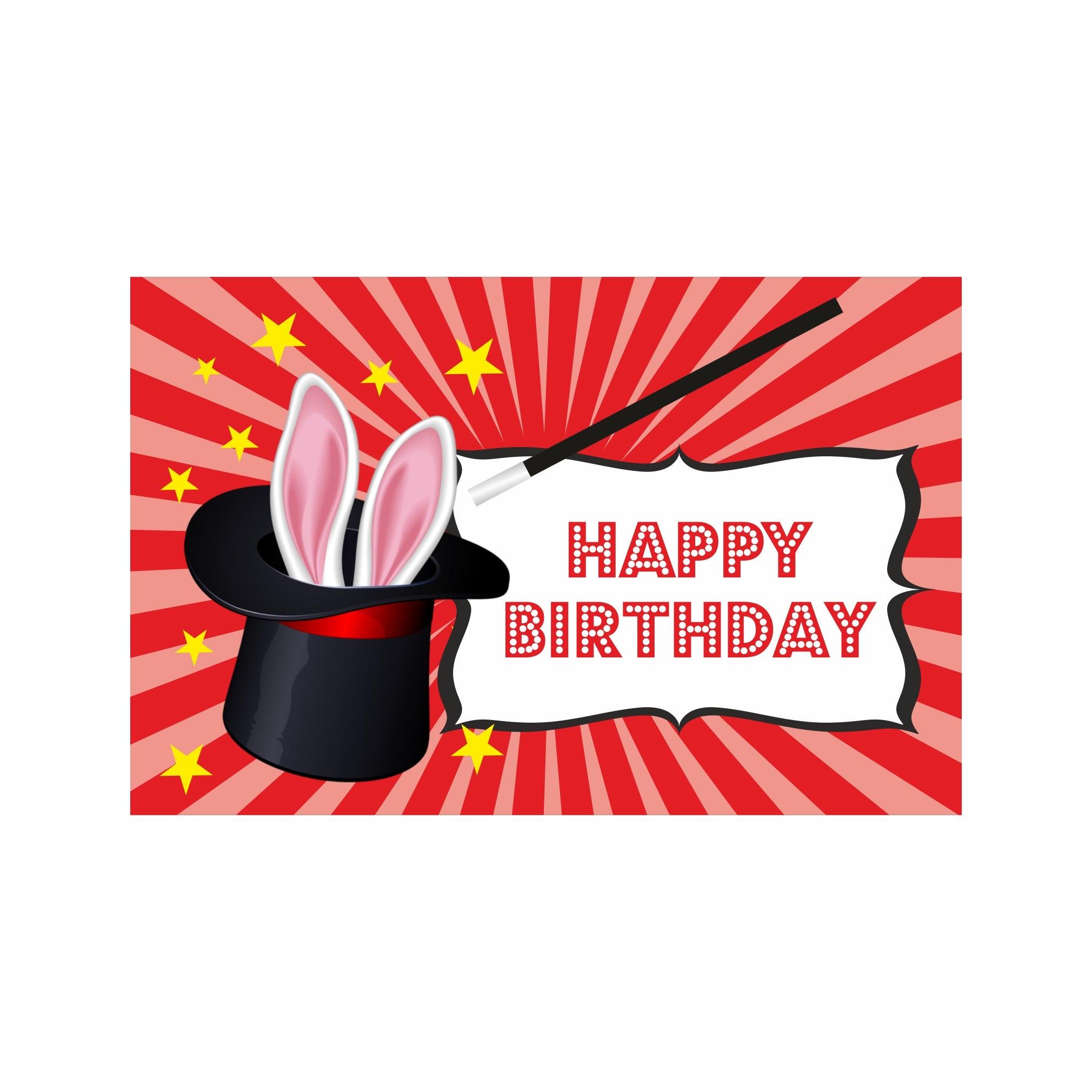 Magic Theme Table Mats THEME PARTIES Pretty UR Party