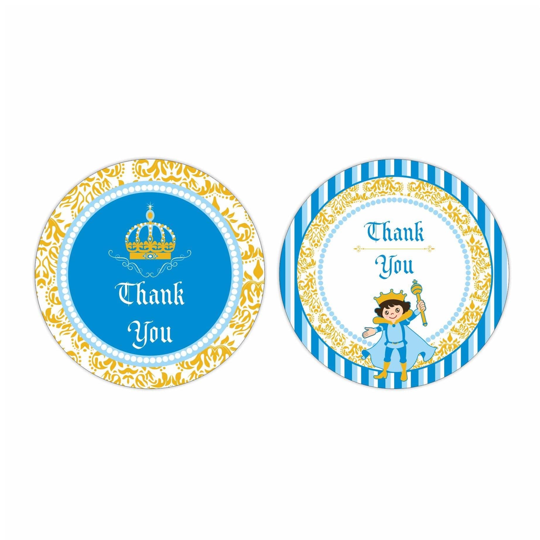 Prince Theme Thank you Tags THEME PARTIES Pretty UR Party