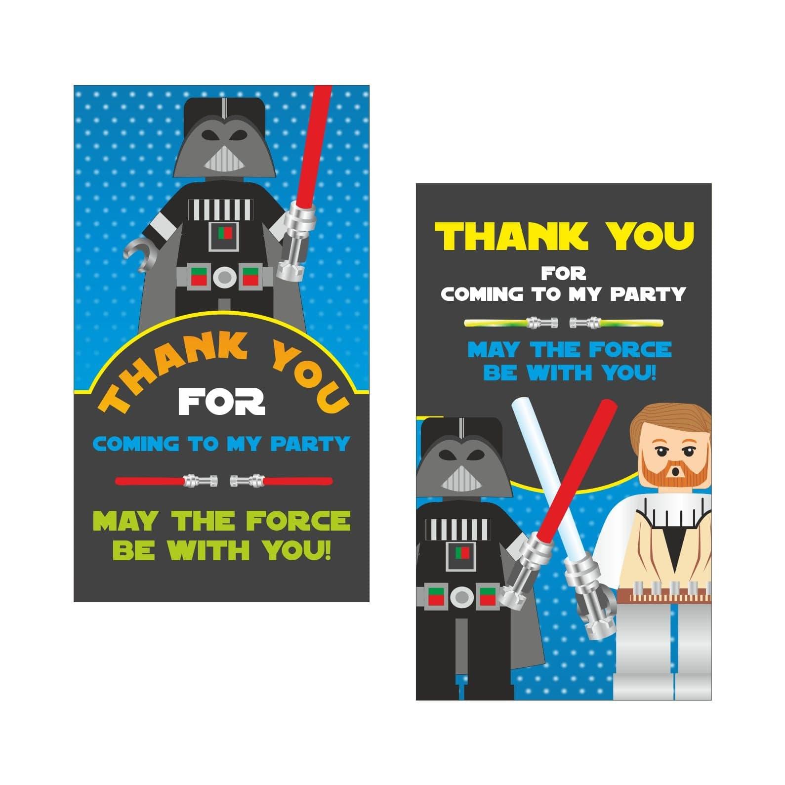 Star Wars Inspired Thank you Tags THEME PARTIES Pretty UR Party