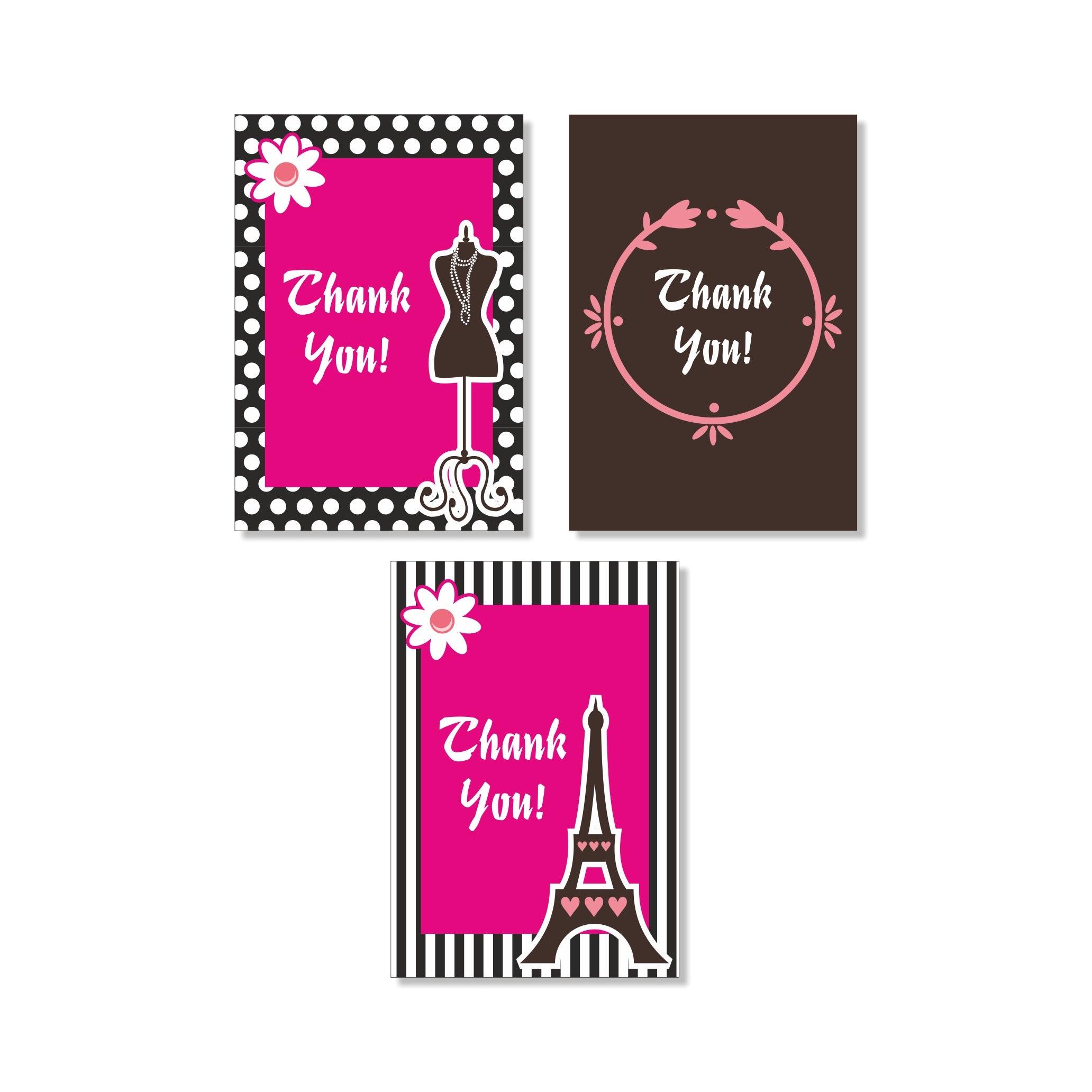 Paris Thank you Tags THEME PARTIES Pretty UR Party