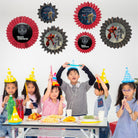 Transformers Paper Fans - Set of 6 DECORATIONS Pretty UR Party