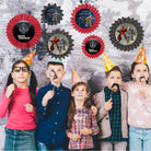 Transformers Paper Fans - Set of 6 DECORATIONS Pretty UR Party