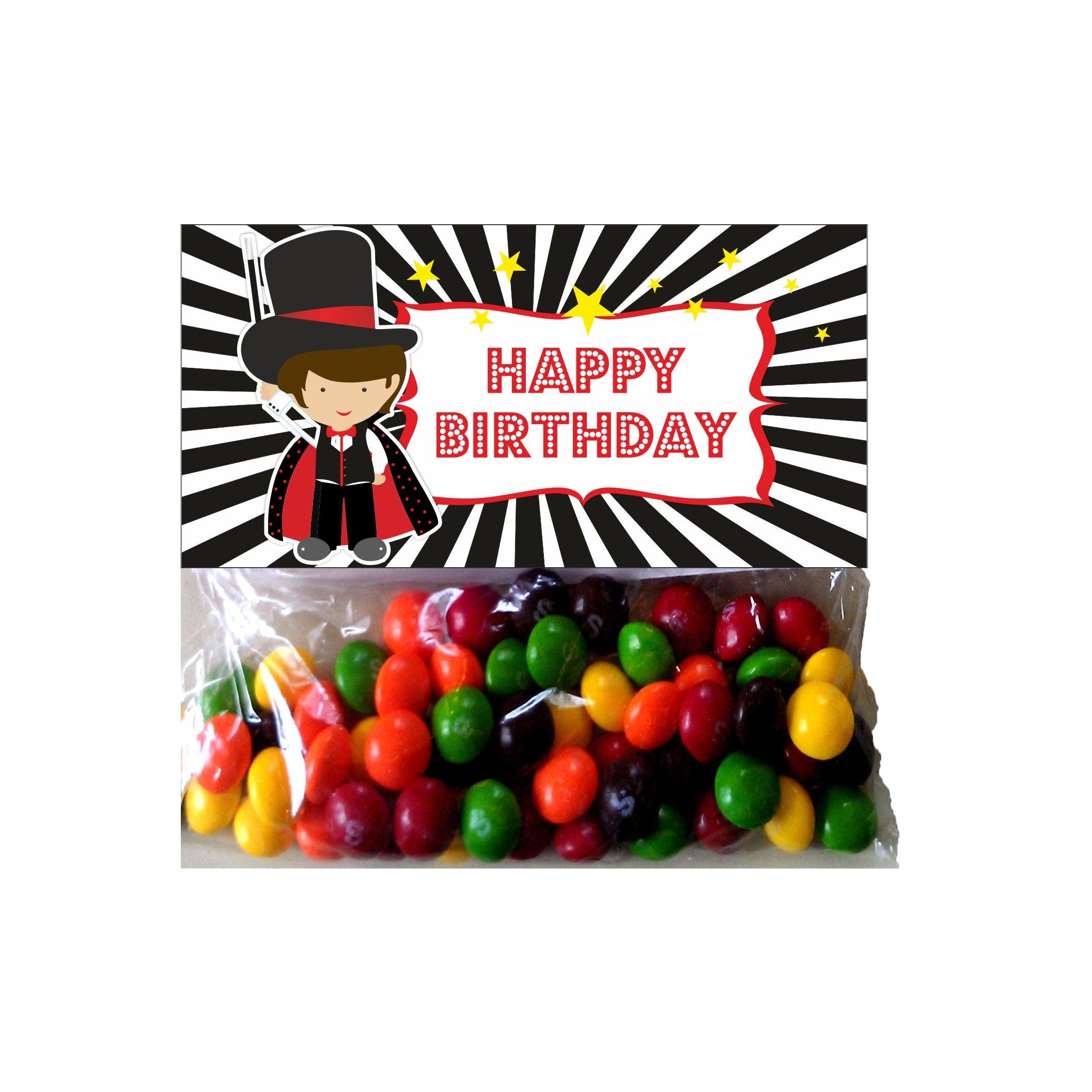 Magic Theme Treat Bag Toppers THEME PARTIES Pretty UR Party