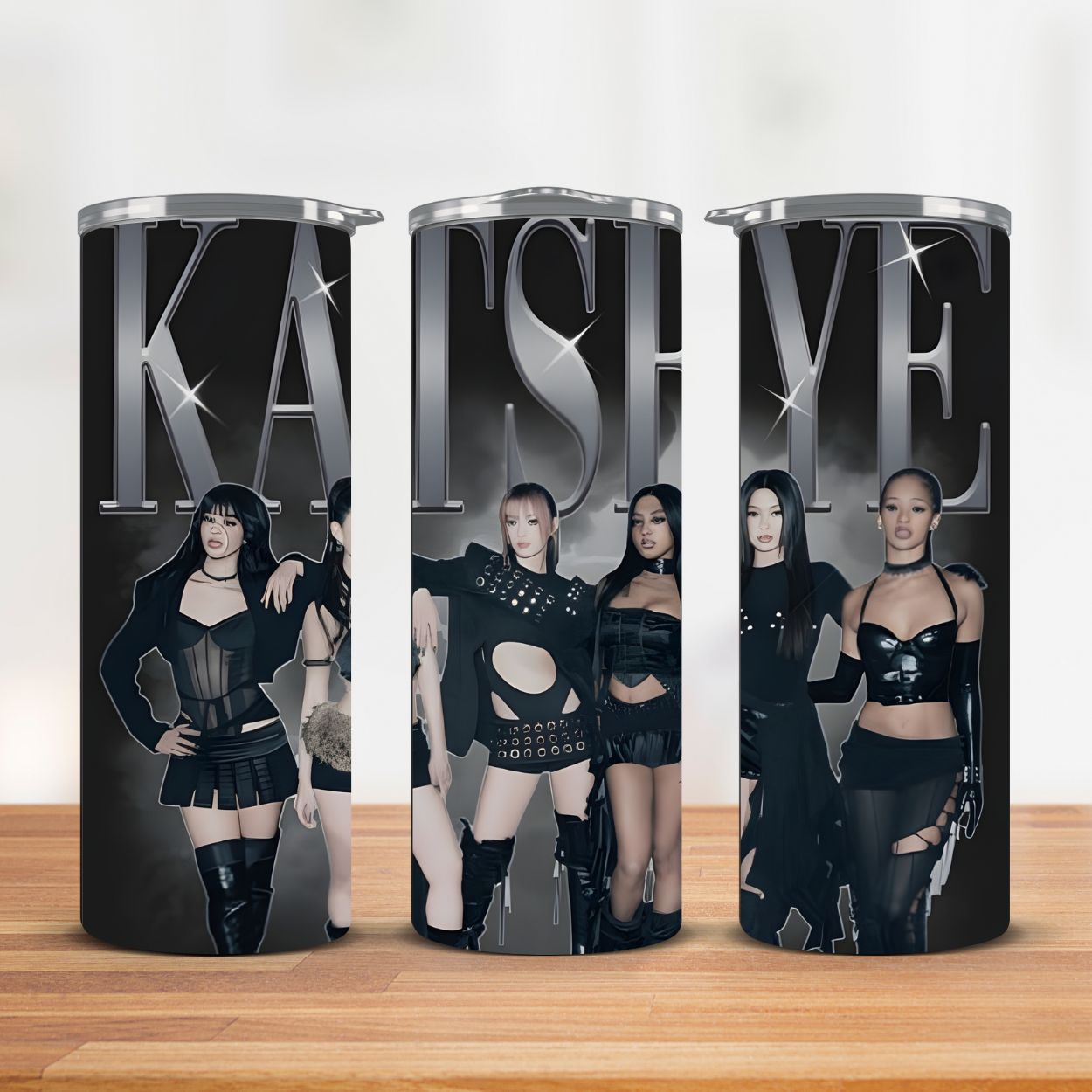 Katseye theme Slim Tumbler - Pack of 1 Katseye theme Slim Tumbler - Pack of 1