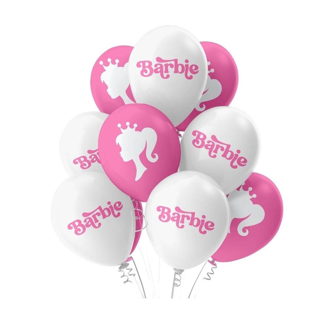 Barbie Printed Latex Balloons - Pack of 10 ALL PARTY SUPPLIES Pretty UR Party