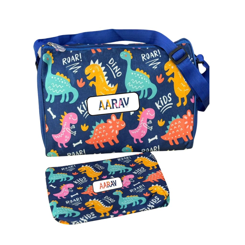Dinosaur Swimming Bag with Wet Pouch RETURN GIFTS PRETTY UR PARTY