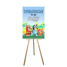 Bluey Welcome Poster / Board THEME PARTIES Pretty UR Party