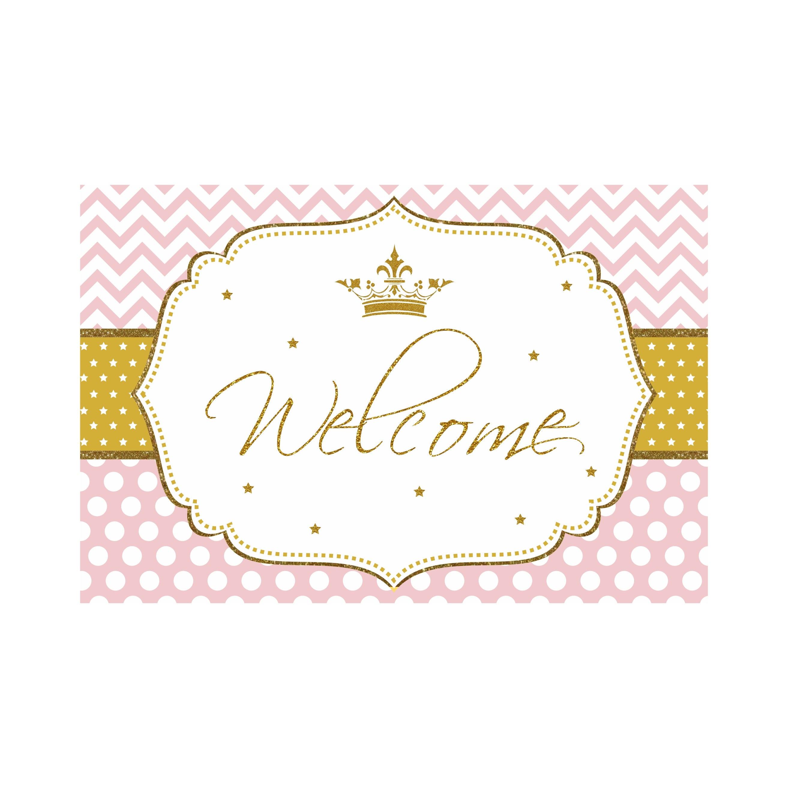 Royal Princess Entrance Banner / Door Sign THEME PARTIES Pretty UR Party