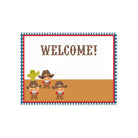 Little Wrangler Entrance Banner / Door Sign THEME PARTIES Pretty UR Party