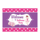 Ballerina Theme Entrance Banner / Door Sign THEME PARTIES Pretty UR Party