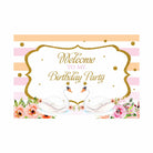 Swan Theme Entrance Banner / Door Sign THEME PARTIES Pretty UR Party