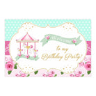 Carousel Entrance Banner / Door Sign THEME PARTIES Pretty UR Party