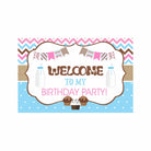 Milk and Cookies Theme Entrance Banner / Door Sign THEME PARTIES Pretty UR Party