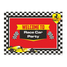 Race Car Party Theme Entrance Banner / Door Sign THEME PARTIES Pretty UR Party