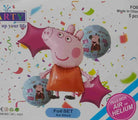 Peppa Pig Foil Balloons - Pack of 5 ALL PARTY SUPPLIES Pretty UR Party