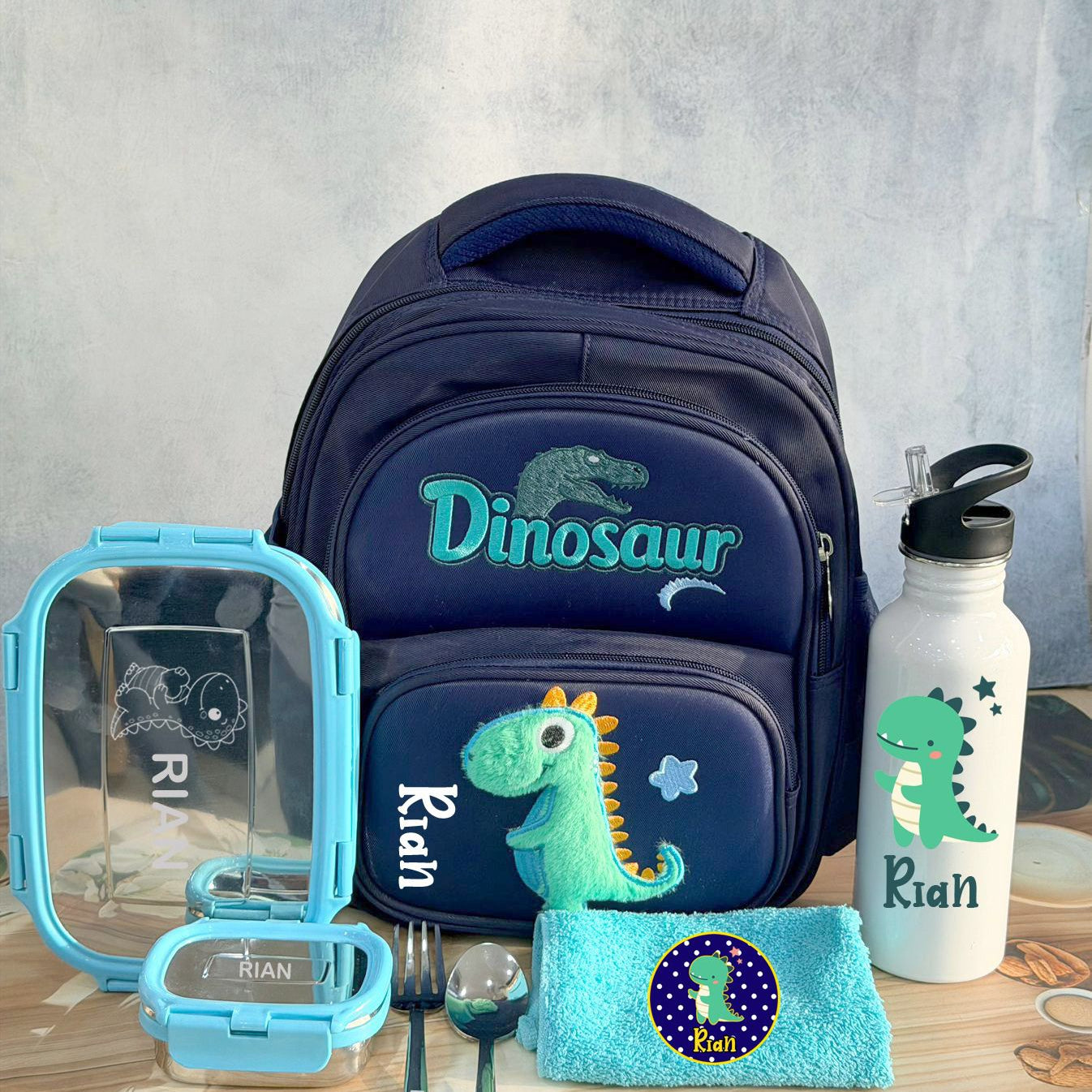 Personalised School Bag Combo Personalised School Bag Combo