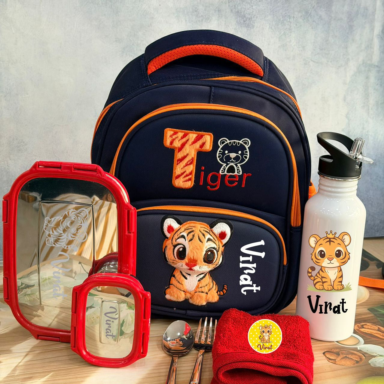 Personalised School Bag Combo Personalised School Bag Combo