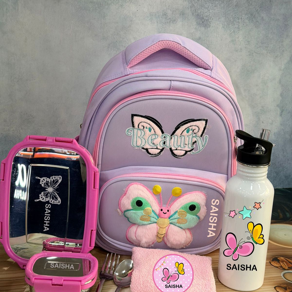 Personalised School Bag Combo Personalised School Bag Combo