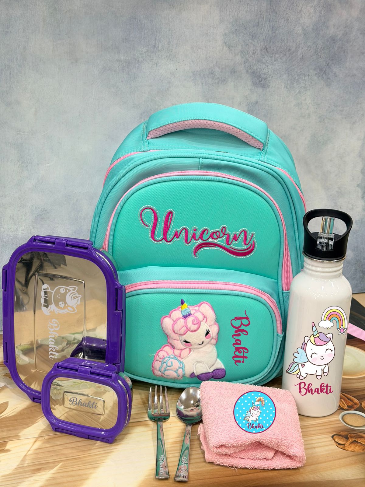Personalised School Bag Combo Personalised School Bag Combo