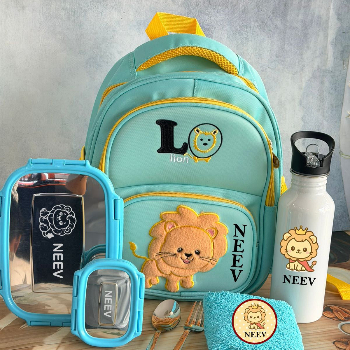 Personalised School Bag Combo Personalised School Bag Combo