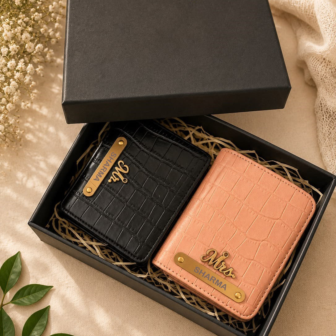 Bhai - Bhabhi Rakhi Wallet Combo Bhai - Bhabhi Rakhi Wallet Combo