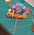 Movie themed Cake Topper HANDCRAFTED Pretty UR Party
