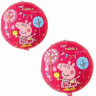 Peppa Pig theme Foil Balloons - Pack of 5 BALLOONS PRETTY UR PARTY