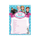 Frozen Word Scramble Game ALL PARTY SUPPLIES Pretty UR Party
