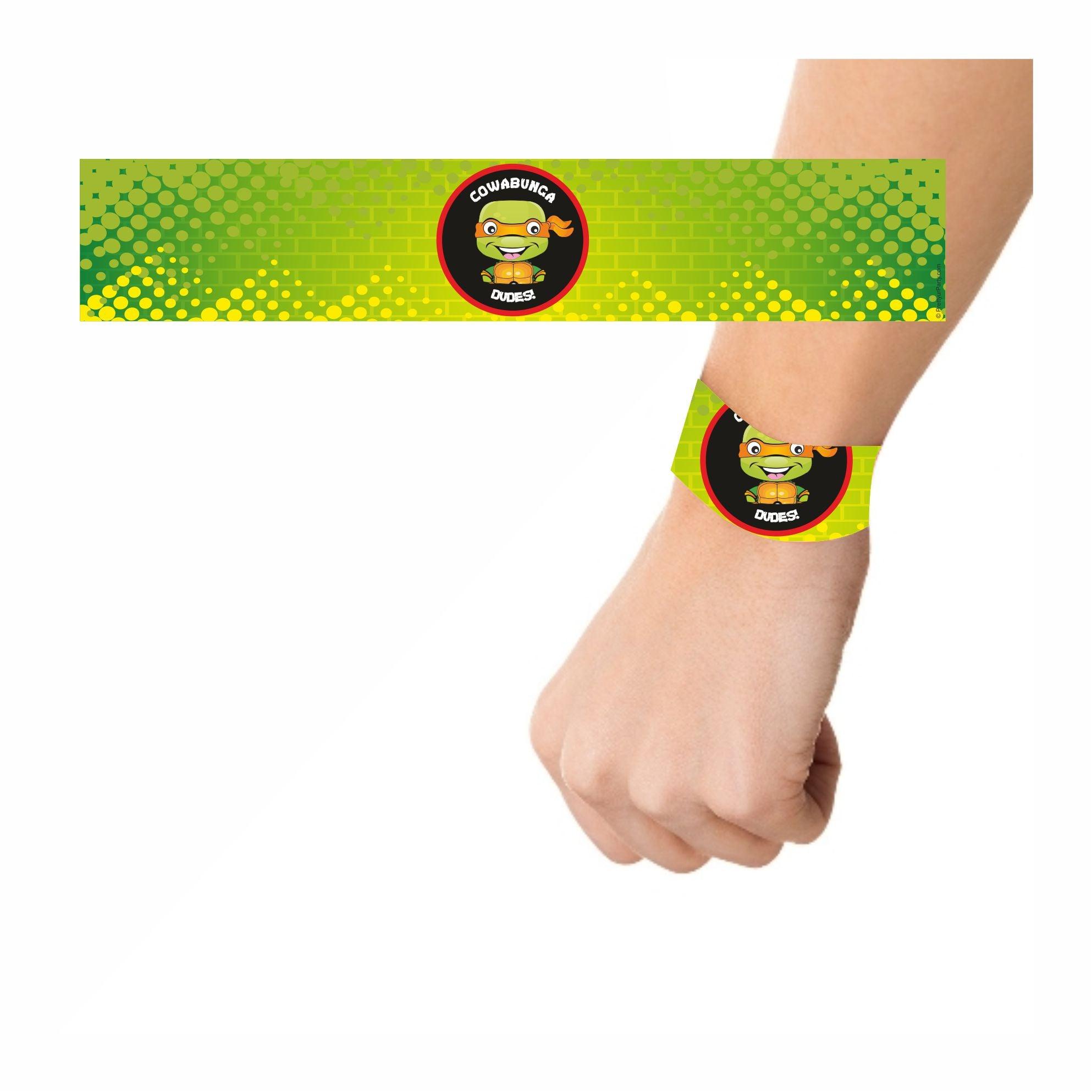 Ninja Turtles Wrist Bands - Pack of 10 THEME PARTIES Pretty UR Party