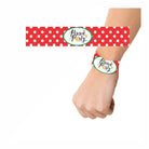 Pizza Party Theme Wrist Bands - Pack of 10 THEME PARTIES Pretty UR Party
