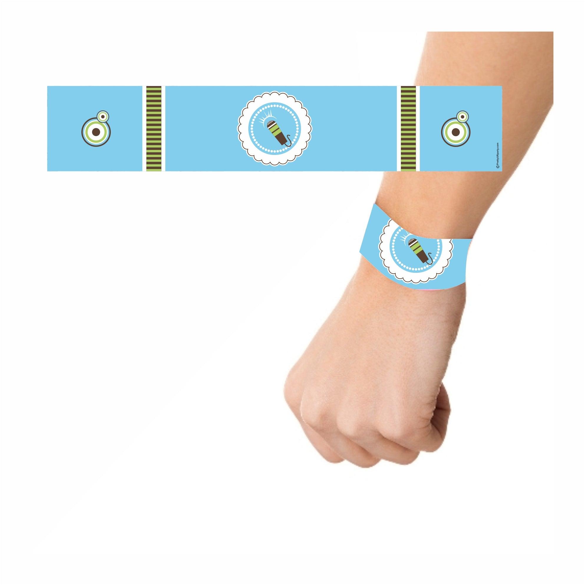 Rockstar Theme Wrist Bands - Pack of 10 THEME PARTIES Pretty UR Party