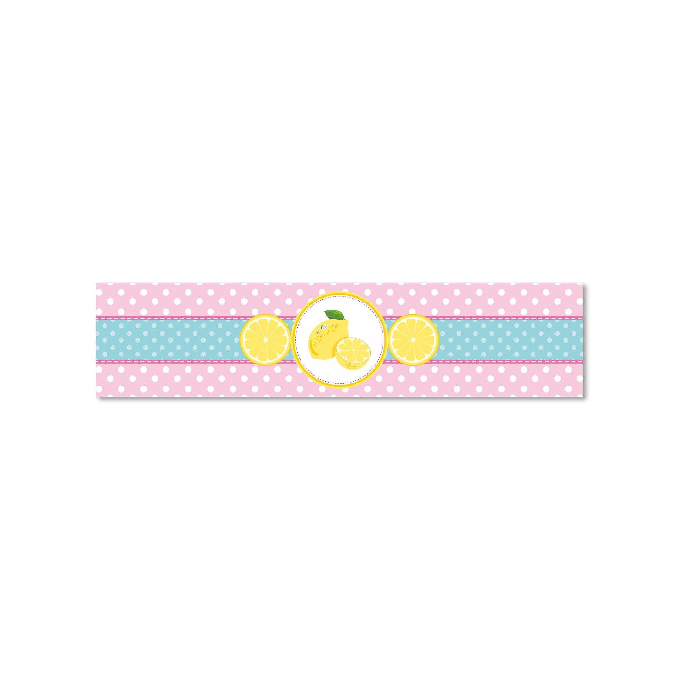 Pink lemonade 1st birthday Wrist Bands - Pack of 10 ALL PARTY SUPPLIES Pretty UR Party