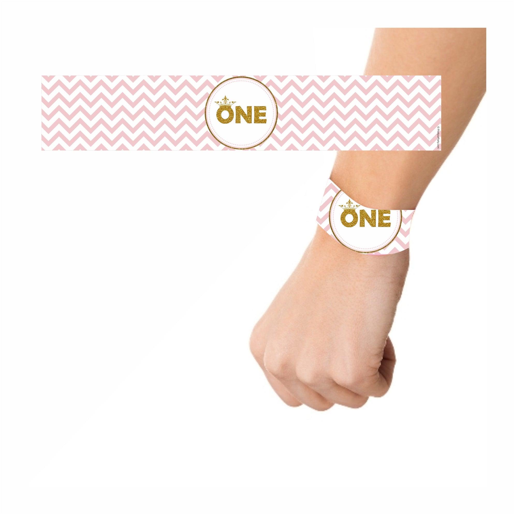 Royal Princess Wrist Bands - Pack of 10 THEME PARTIES Pretty UR Party