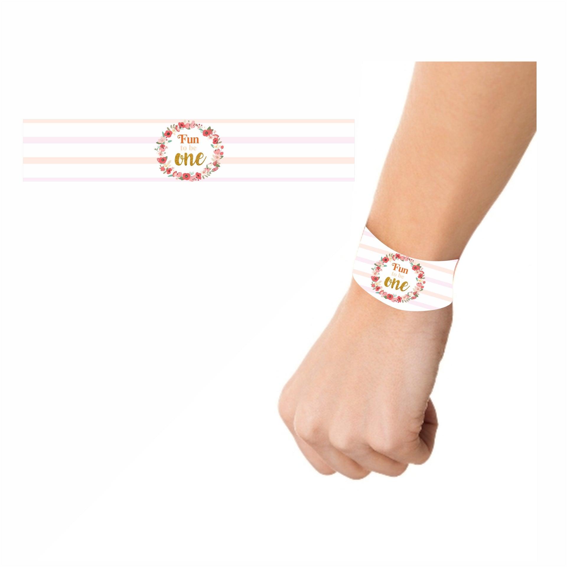 Fun To Be One Theme Wrist Bands - Pack of 10 ALL PARTY SUPPLIES Pretty UR Party