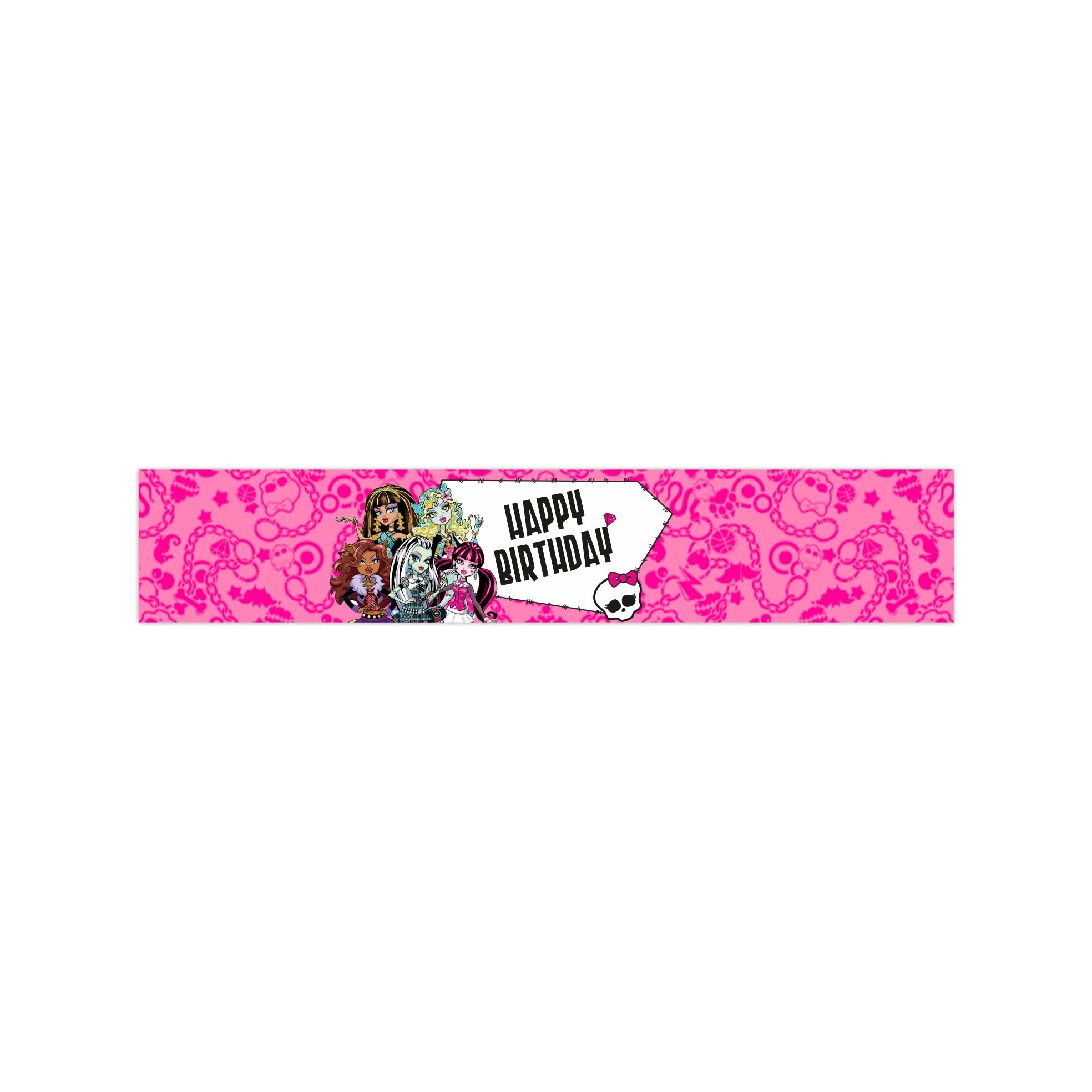 Monster High Wrist Bands - Pack of 10 THEME PARTIES Pretty UR Party