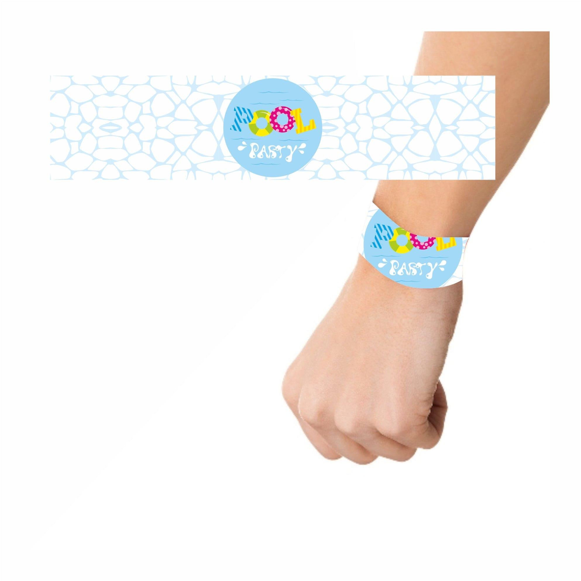 Pool Party Wrist Bands - Pack of 10 THEME PARTIES Pretty UR Party