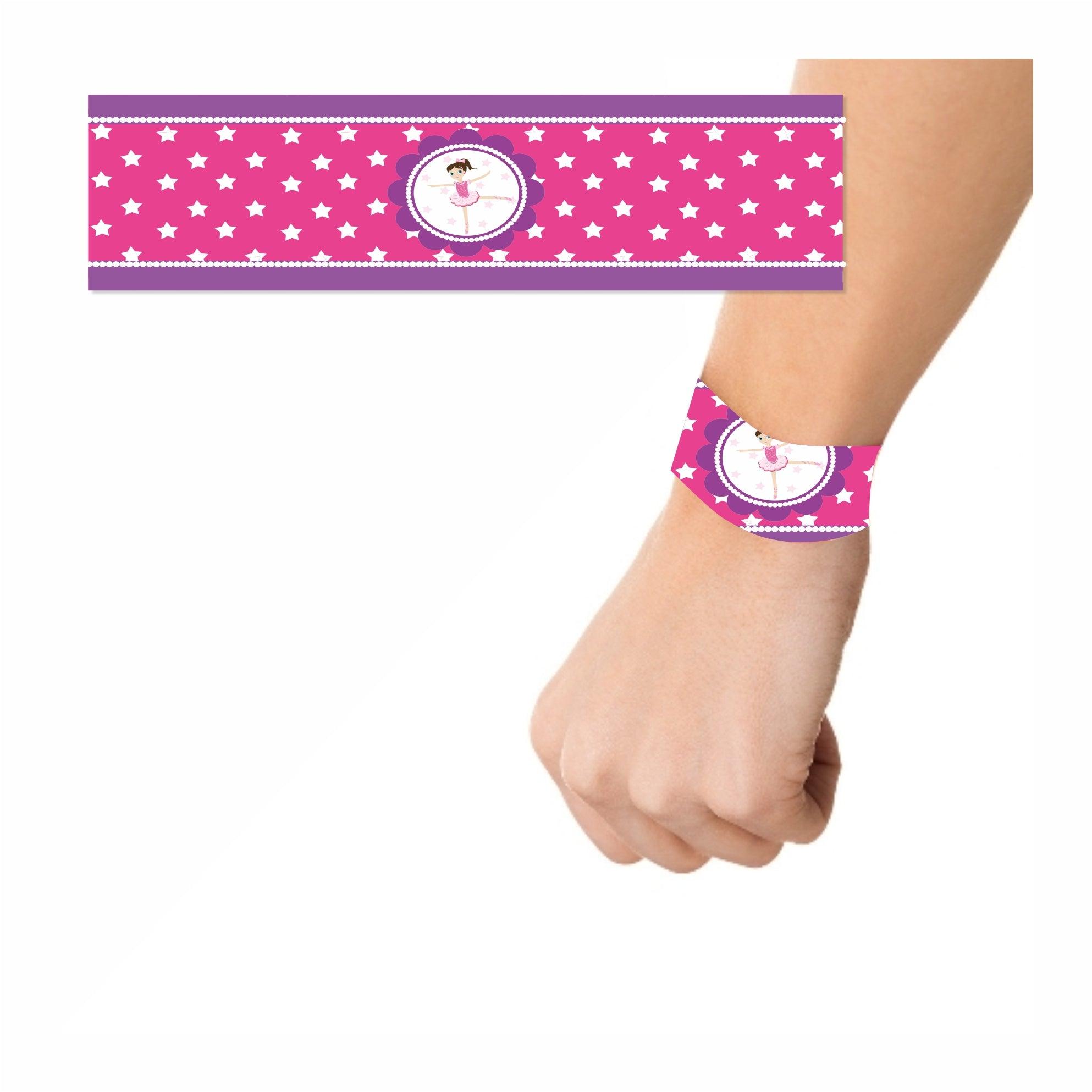 Ballerina Theme Wrist Bands - Pack of 10 THEME PARTIES Pretty UR Party