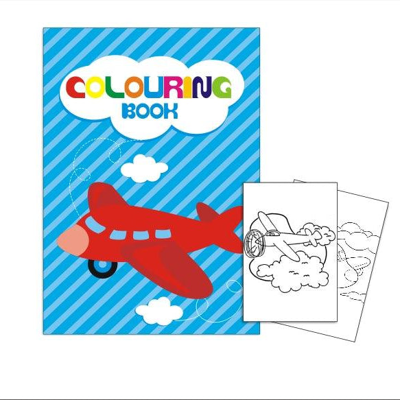 Airlines Colouring Book PERSONALISED Pretty UR Party