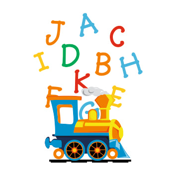 Alphabet & Train Birthday Decorations Alphabet & Train Birthday Decorations